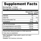 Omega-3 EPA 180mg + DHA 120mg