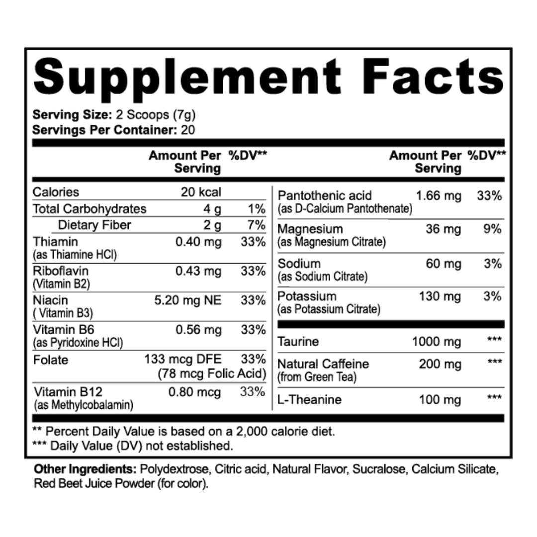 Energy Powder (Strawberry Shortcake)