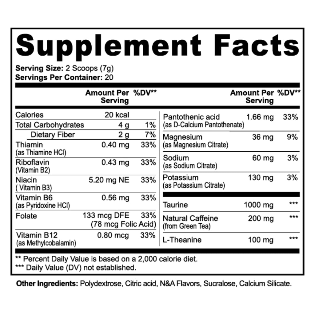 Energy Powder (Lychee Splash Energy)
