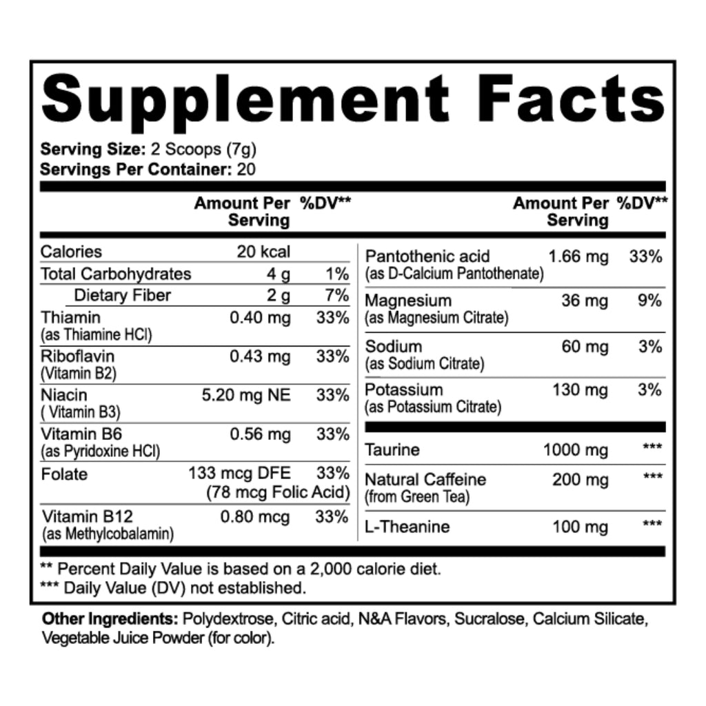 Energy Powder (Fruit Punch)