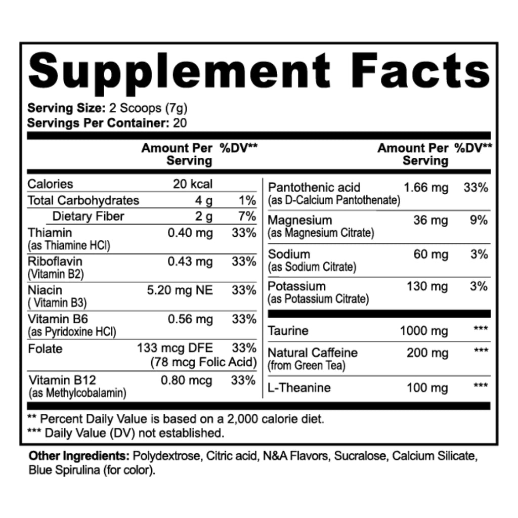 Energy Powder (Cotton Candy)