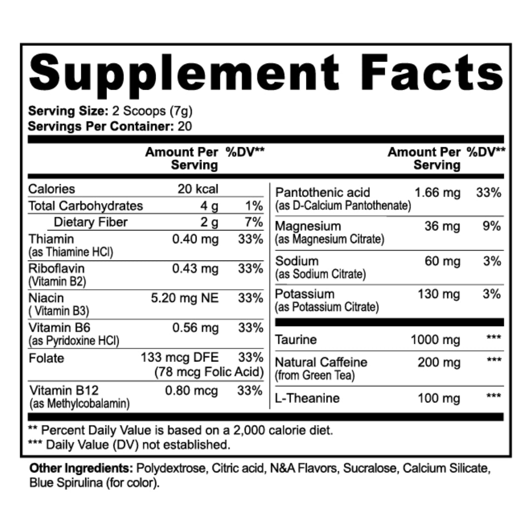 Energy Powder (Cotton Candy)